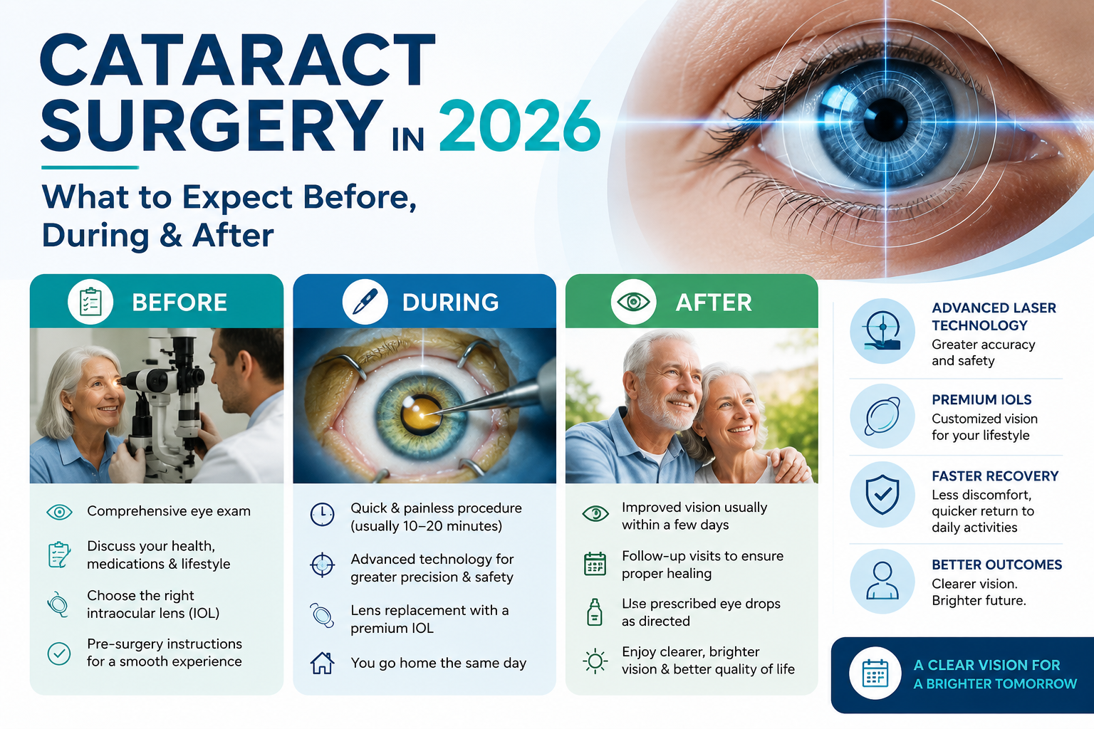 Cataract Surgery in 2026: What to Expect Before, During & After - Ethos ...